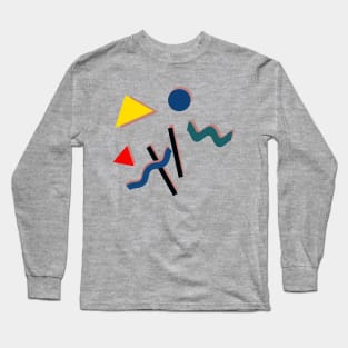 Squiggles and Shapes Long Sleeve T-Shirt